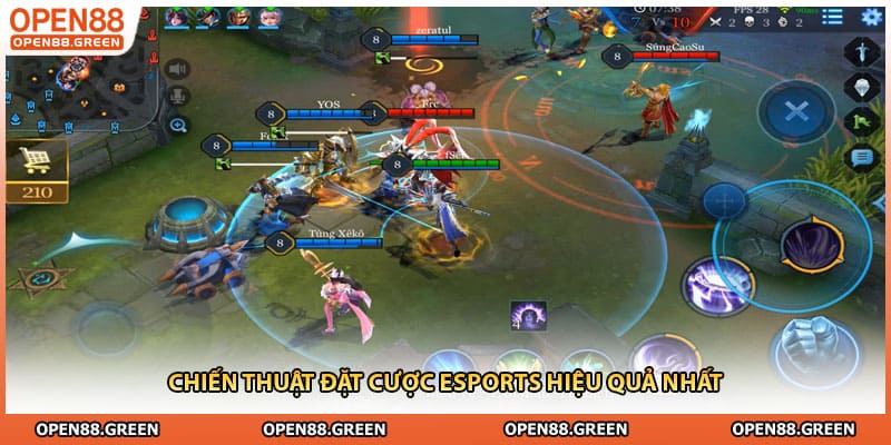 Chiến thuật đặt cược esports hiệu quả nhất