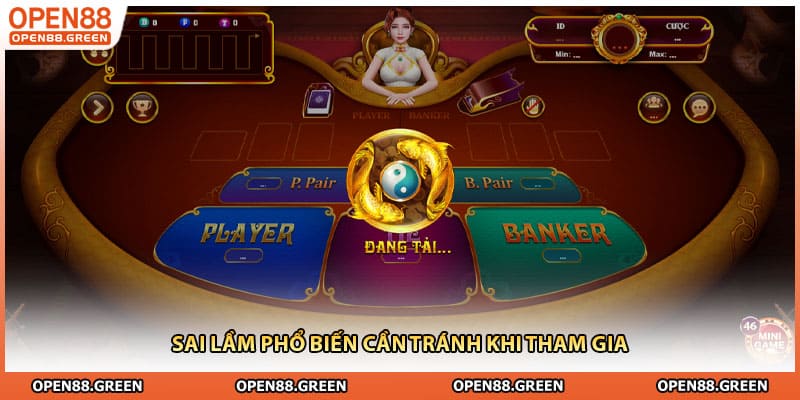 Sai lầm phổ biến cần tránh khi tham gia